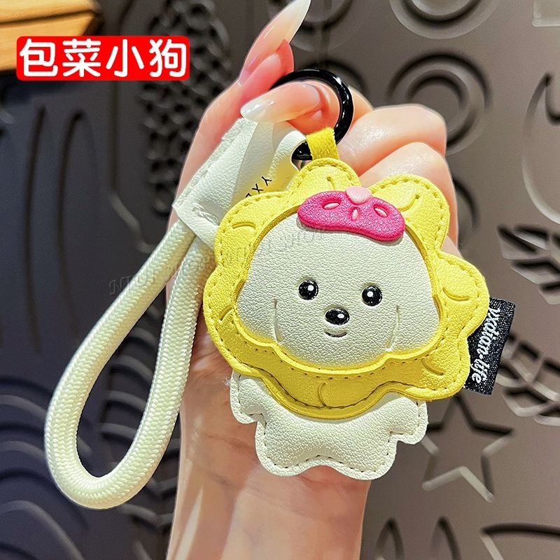 【NIUI SHOP】吊飾 鑰匙圈 吊牌 皮革鑰匙圈 貓咪 哈士奇 卡皮巴拉 立體皮革吊飾 皮革掛件 高質感手作 A1-規格圖7