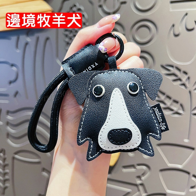 【NIUI SHOP】吊飾 鑰匙圈 吊牌 皮革鑰匙圈 貓咪 哈士奇 卡皮巴拉 立體皮革吊飾 皮革掛件 高質感手作 A1-規格圖7