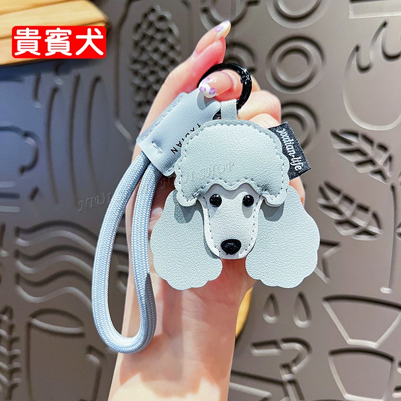 【NIUI SHOP】吊飾 鑰匙圈 吊牌 皮革鑰匙圈 貓咪 哈士奇 卡皮巴拉 立體皮革吊飾 皮革掛件 高質感手作 A1-規格圖7