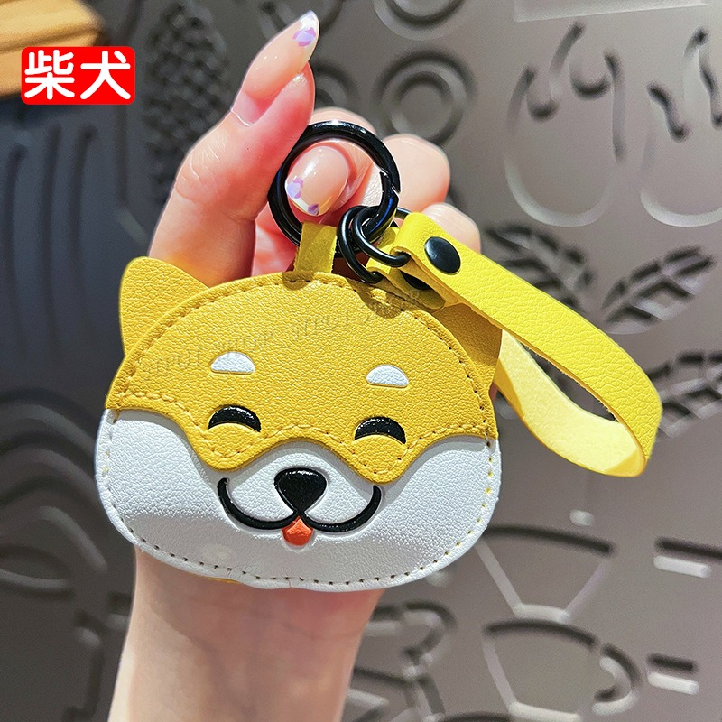 【NIUI SHOP】吊飾 鑰匙圈 吊牌 皮革鑰匙圈 貓咪 哈士奇 卡皮巴拉 立體皮革吊飾 皮革掛件 高質感手作 A1-規格圖7