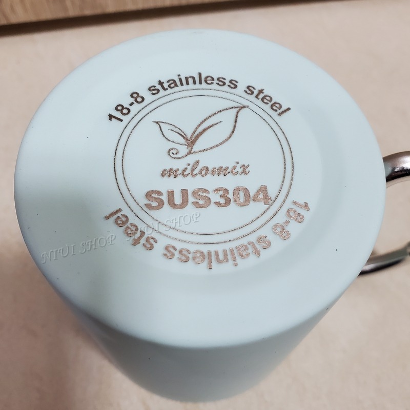 【NIUI SHOP】水杯 304不鏽鋼 露營水杯 隨手杯 漱口杯 咖啡杯 外出水杯 雙層隔熱 可掛包包 A1-細節圖4