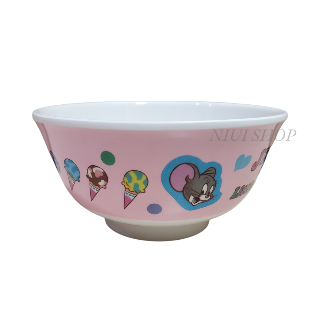 【NIUI SHOP】三麗鷗帕恰狗兒童餐碗 台灣製 大耳狗酷洛米 蛋黃哥 湯姆貓與傑利鼠兒童碗【正版授權】B1-規格圖3