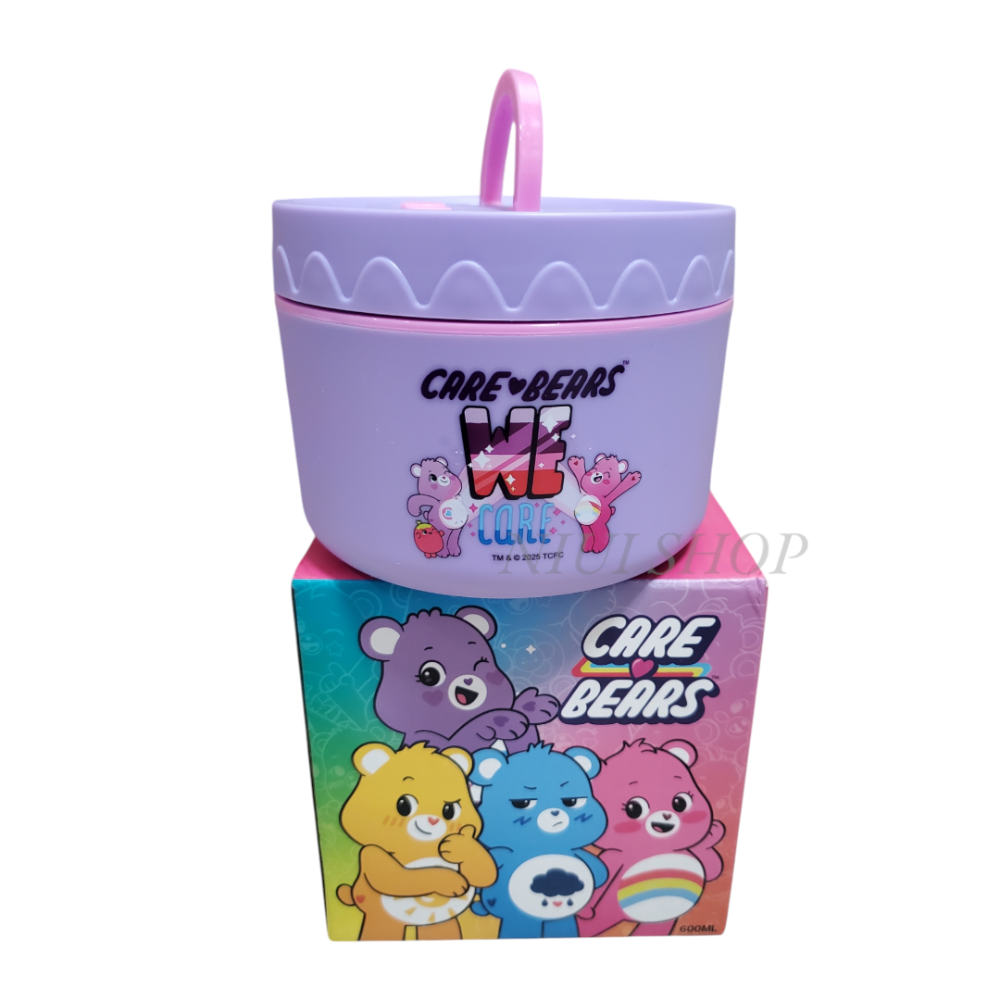 【NIUI SHOP】正版彩虹熊不鏽鋼圓形便當盒 不鏽鋼碗 外出提把 圓形碗【台灣正版授權】B1-規格圖5