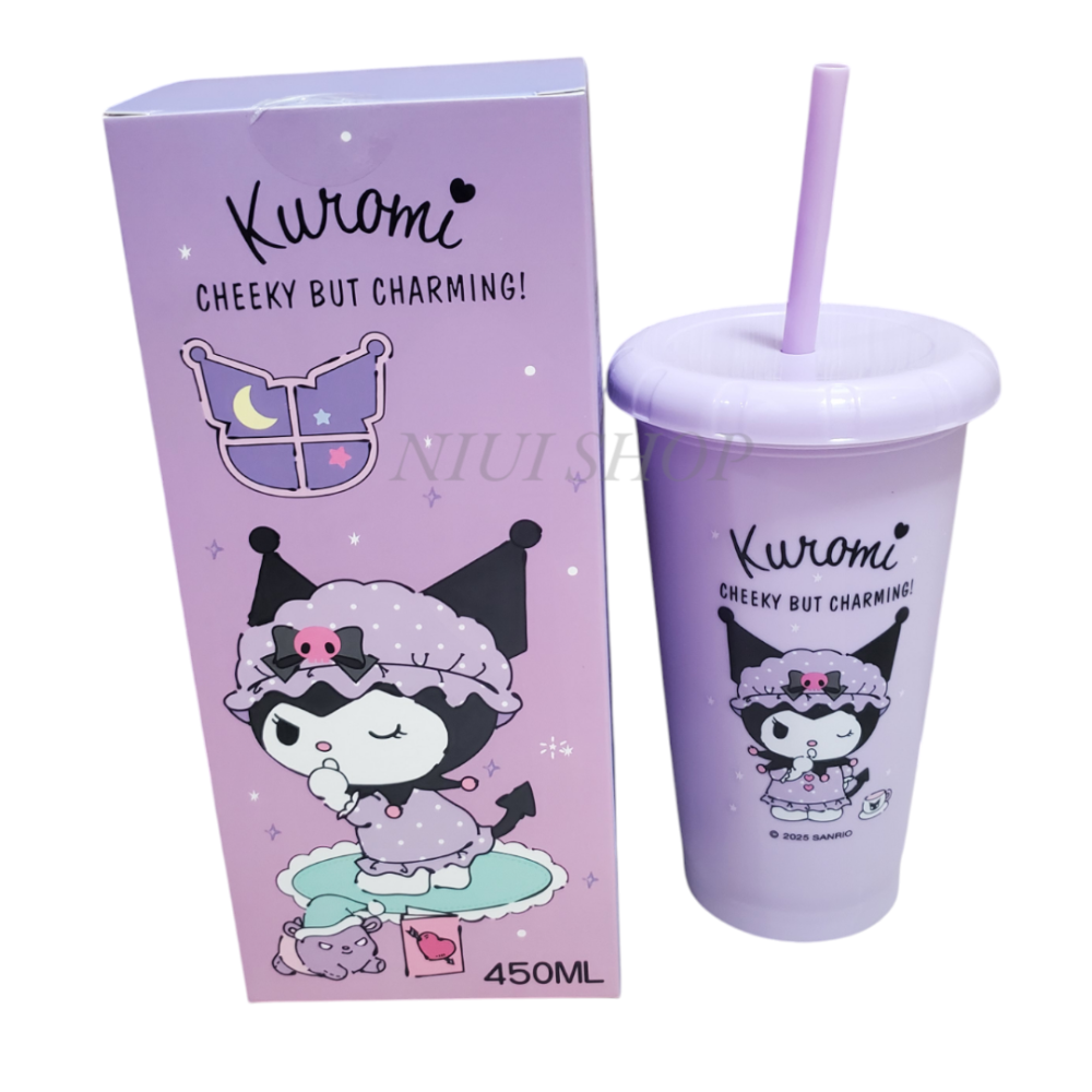 【NIUI SHOP】三麗鷗大耳狗吸管水杯 兒童水杯冷水杯450ml水杯 吸管杯B1-規格圖7