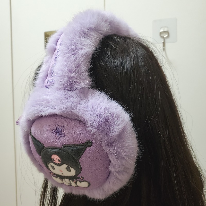 【NIUI SHOP】大耳狗耳罩 酷洛米 Hello Kitty 保暖耳套【正版三麗鷗】冬天保暖 防寒 聖誕節 A1-細節圖4