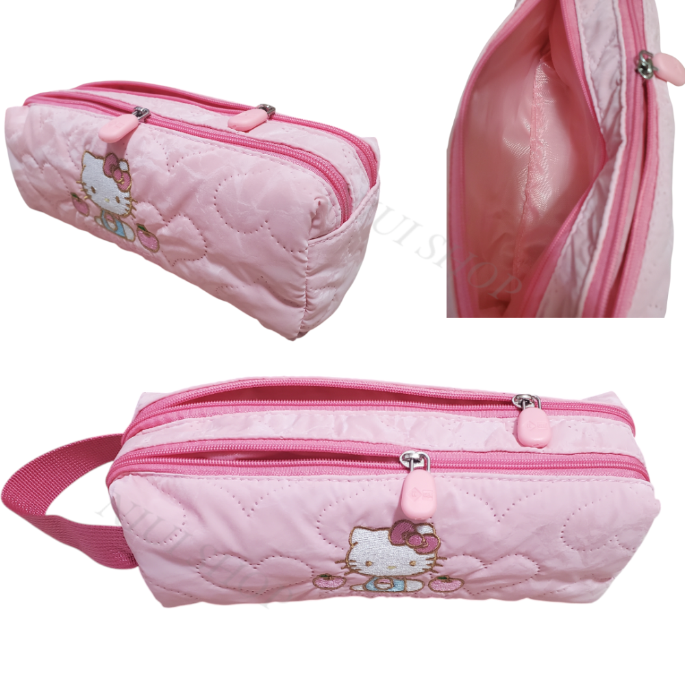 【NIUI SHOP】三麗鷗筆袋 大耳狗美樂蒂KIitty酷洛米雙層筆袋 收納袋鉛筆盒文具袋B1-細節圖3