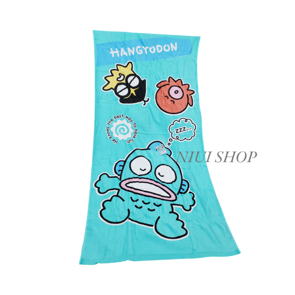 【NIUI SHOP】吉伊卡哇浴巾 三麗鷗人魚漢頓  台灣製【台灣正版】大浴巾小毛巾童巾B1-細節圖3