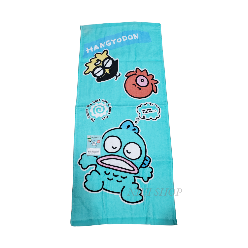 【NIUI SHOP】吉伊卡哇浴巾 三麗鷗人魚漢頓  台灣製【台灣正版】大浴巾小毛巾童巾B1-規格圖3