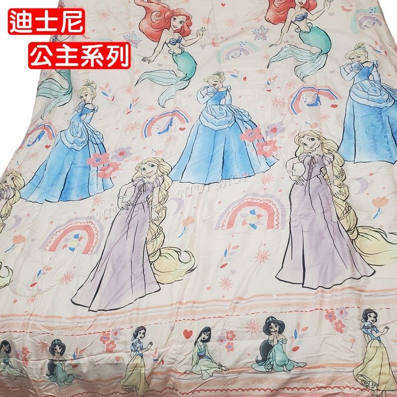 【NIUI SHOP】超細纖維棉被 雙人被 迪士尼 公主系列 四季被【正版授權】羽絲絨被 雙面圖案 可水洗 輕薄 A1-細節圖2