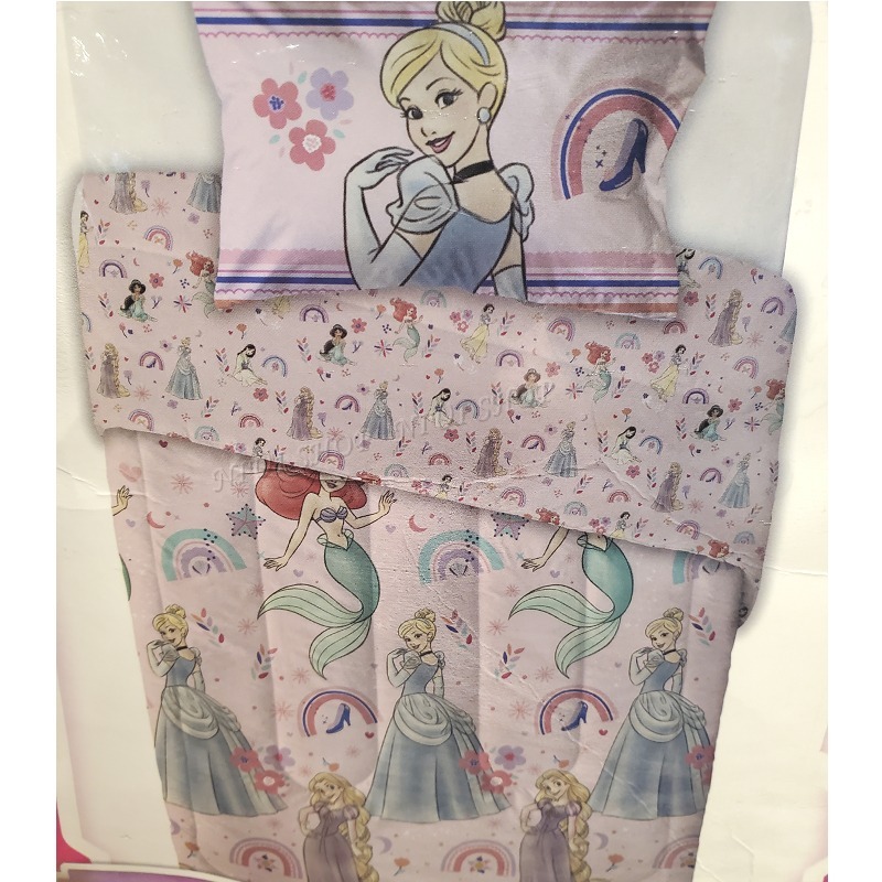 【NIUI SHOP】超細纖維棉被 雙人被 迪士尼 公主系列 四季被【正版授權】羽絲絨被 雙面圖案 可水洗 輕薄 A1-細節圖4