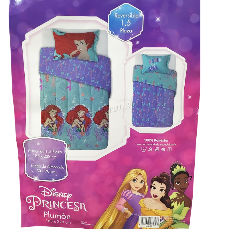 【NIUI SHOP】超細纖維棉被 雙人被 迪士尼 公主系列 四季被【正版授權】羽絲絨被 雙面圖案 可水洗 輕薄 A1-規格圖9