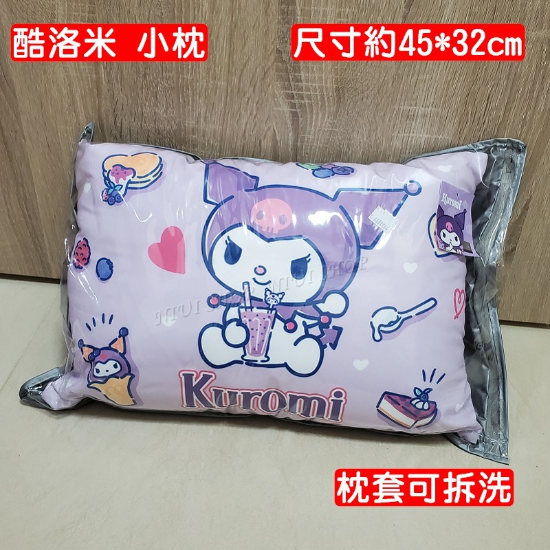 【NIUI SHOP】吉伊卡哇 酷洛米 枕頭 抱枕 角落小夥伴 兒童枕 中枕【正版授權】拉拉熊 Kitty 台灣製A1-規格圖11