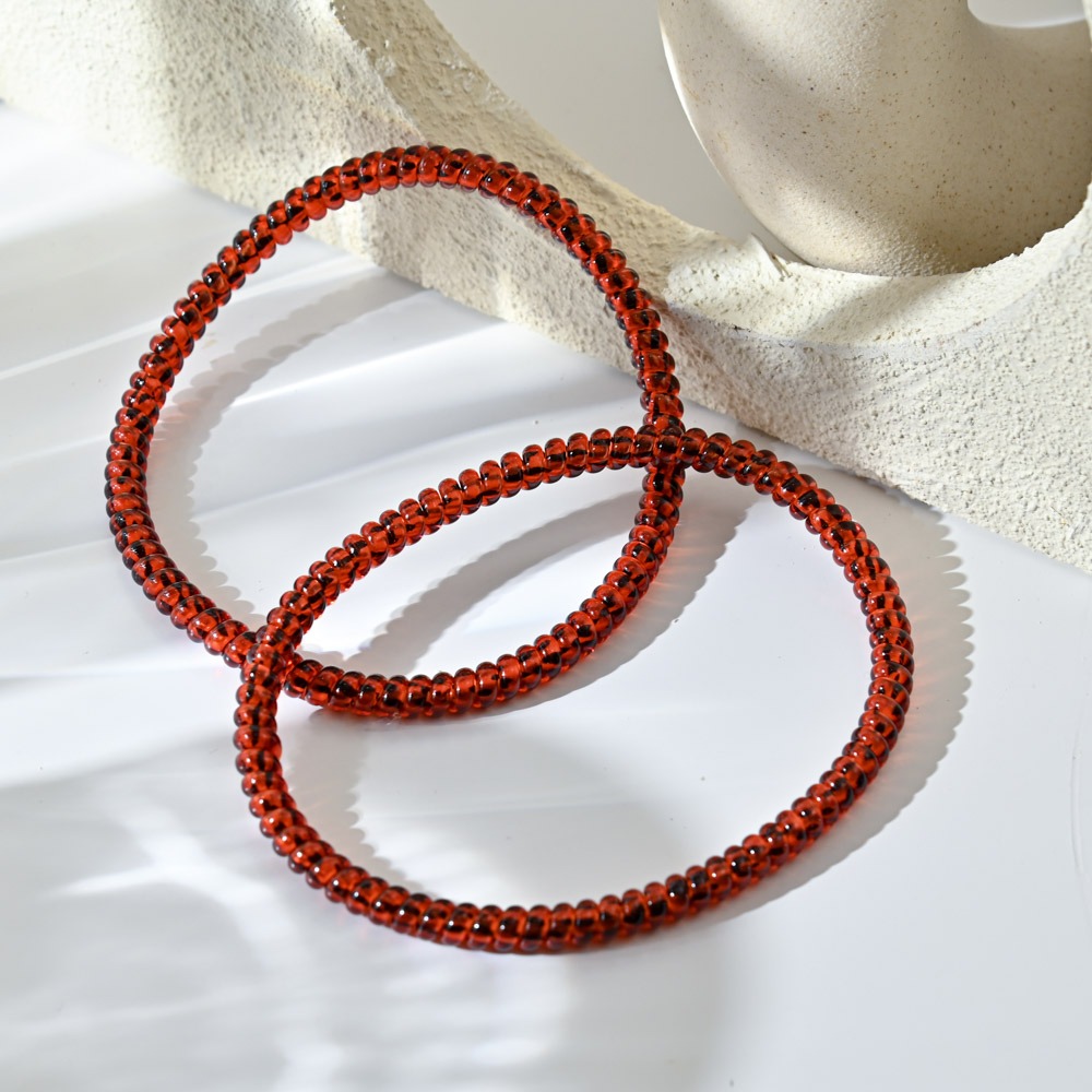 頭戴式電話線髮箍 - 2入 新型無痕髮箍 彈力髮帶 髮箍 洗臉髮箍 運動髮箍 髮圈 電話線髮圈 髮飾-規格圖4