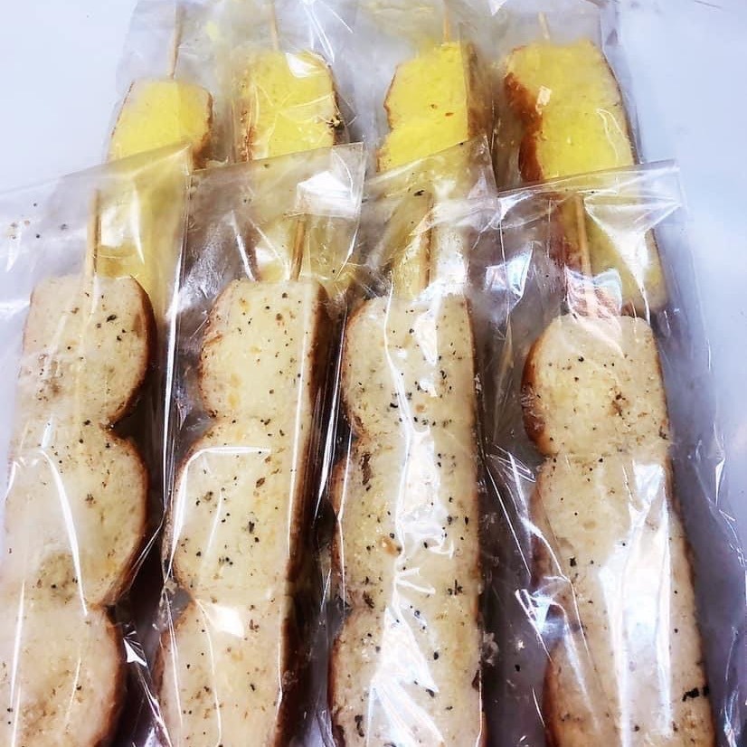 【熱樂煎爆漿乳酪】奶油麵包燒半成品（口味有鹹奶油及大蒜奶油二種）-細節圖6