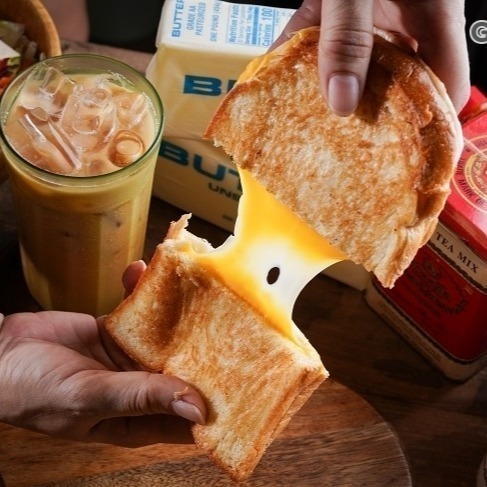 【熱樂煎爆漿乳酪】(小資方案) 三明治6入免運方案 $650 (一張訂單只能寄12片!超過請拆單)-細節圖6