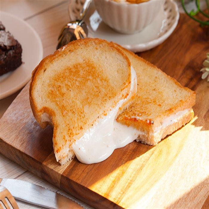 熱樂煎爆漿乳酪三明治(焦糖煉奶棉花糖) (一張訂單只能寄10片!超過請拆單)-細節圖4