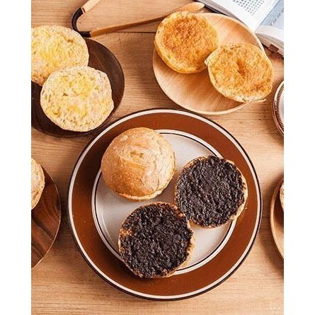 港式奶油脆皮豬仔包(花生肉桂)蛋奶素 (一張訂單只能寄10片!超過請拆單)-細節圖2