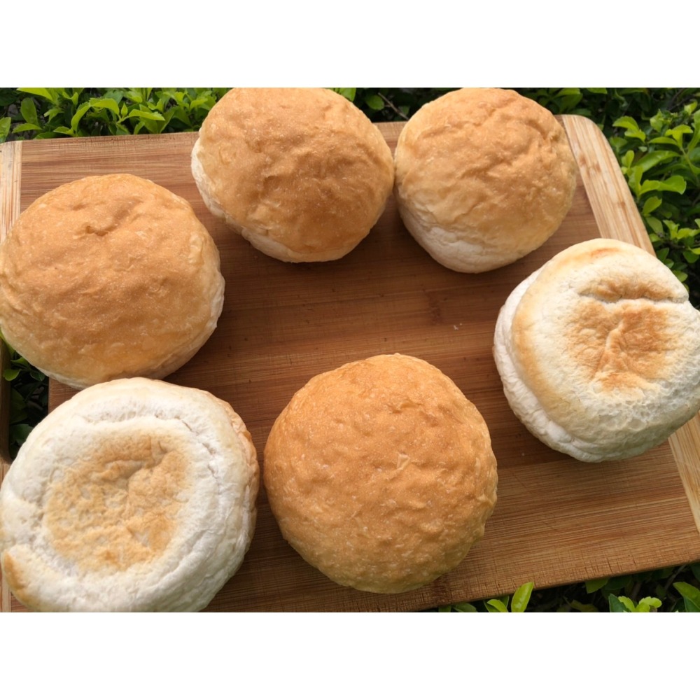 英式加大法國圓法麵包(口感類似法國麵包.國外當作漢堡麵包來使用) (一張訂單只能寄10片!超過請拆單)-細節圖2
