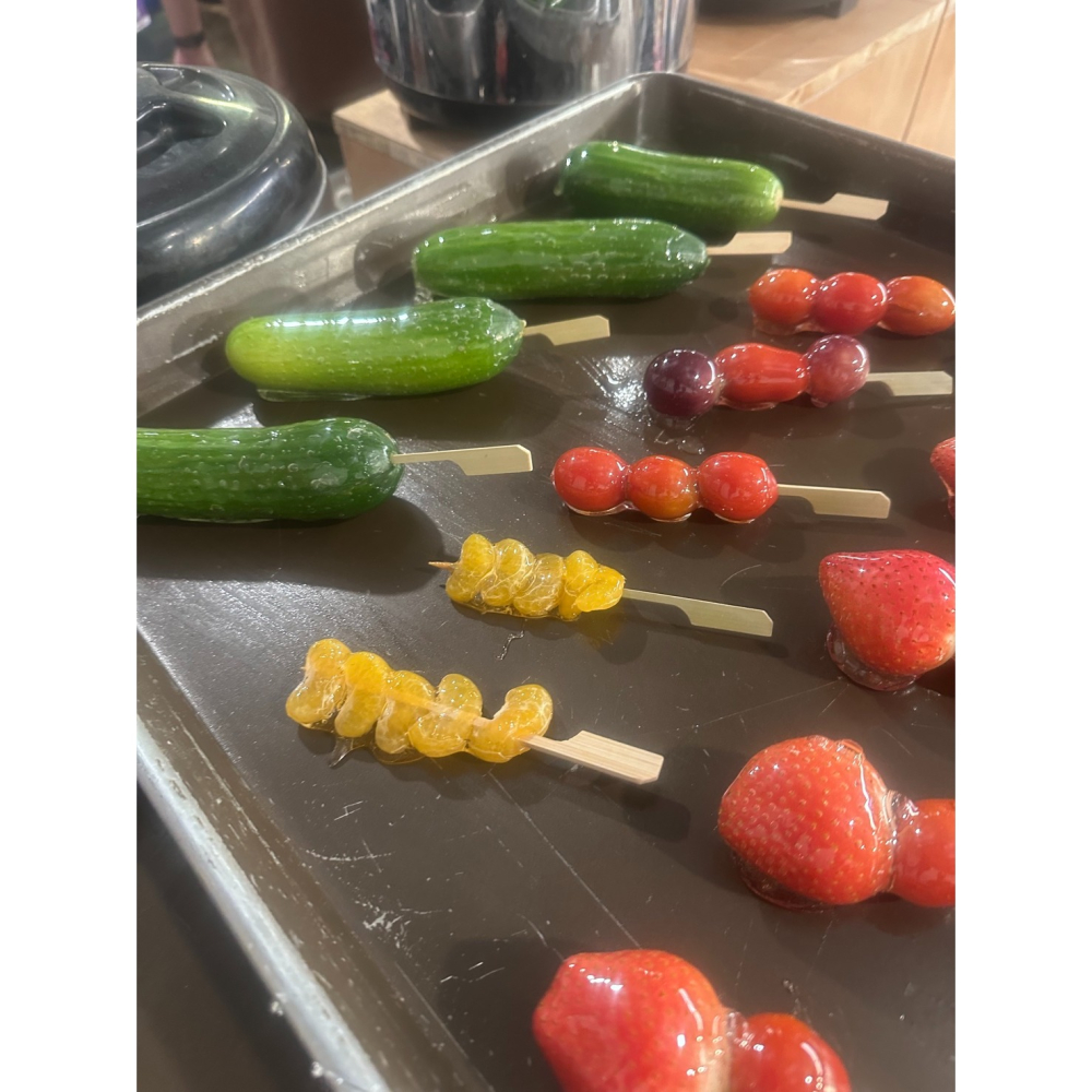 有機小黃瓜糖葫蘆(這是直接給一串的)-細節圖11