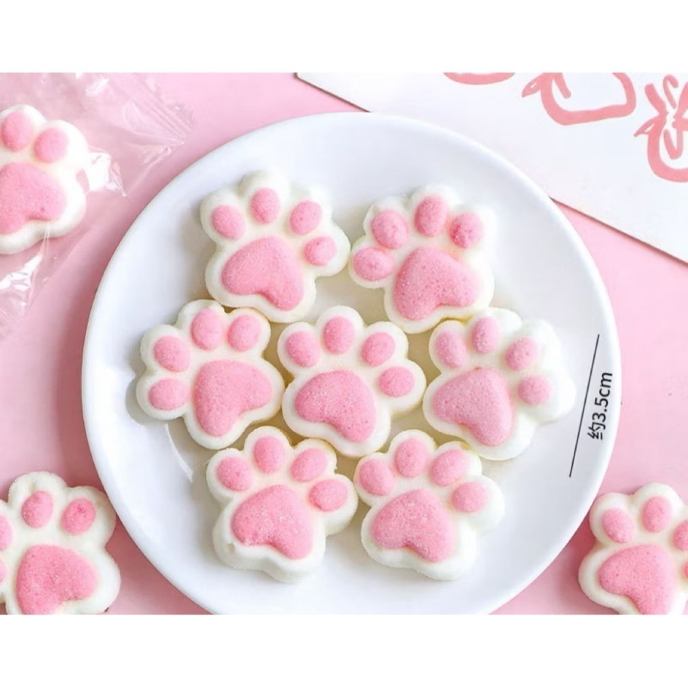 可愛3D立體棉花糖(拆開及食)可以選擇圖案 超低震撼價 五顆超低價95元-規格圖1