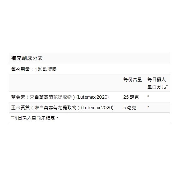 美國代購 Now Foods 葉黃素 玉米黃質 25mg 60 粒軟膠囊-細節圖4