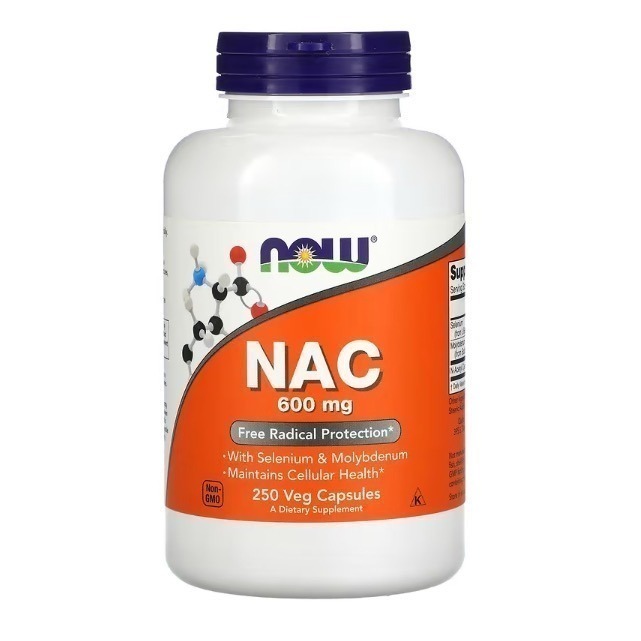 美國代購 NOW Foods NAC 600 毫克 250 粒素食膠囊-細節圖2