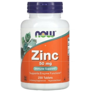 美國代購 Now Foods Zinc葡萄糖酸鋅 鋅片 250錠