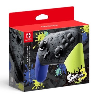 NS SWITCH 原廠 PRO 無線手把控制器 黑色/王國之淚/大亂鬥/異度神劍/漆彈 台灣公司貨 保固一年-細節圖2