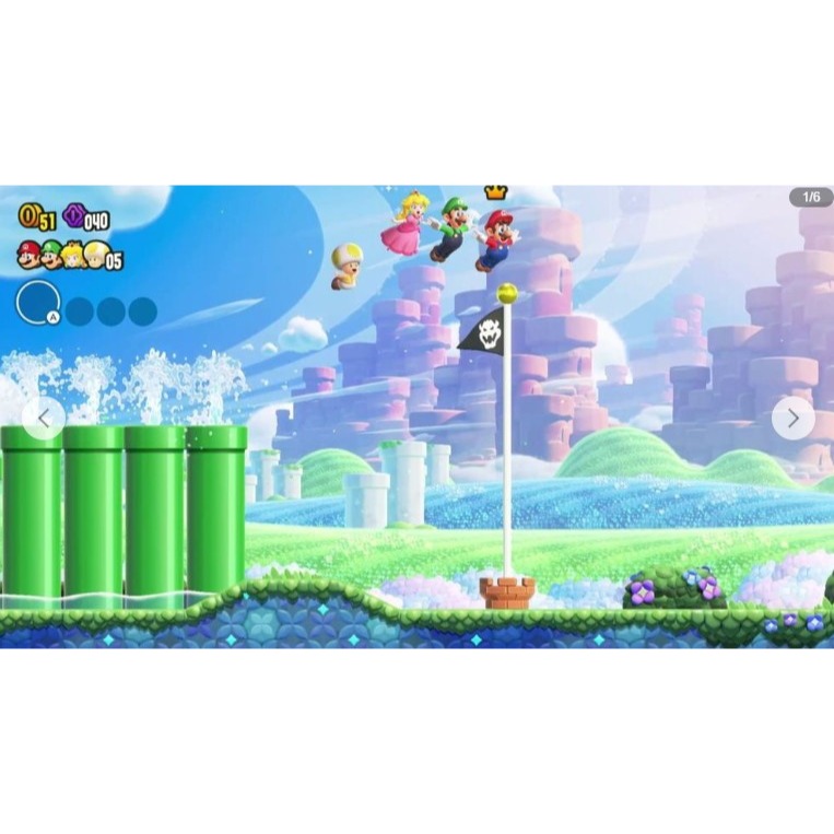 【豆豆電玩】全新現貨 NS Switch 超級瑪利歐兄弟 驚奇 中文版-細節圖2