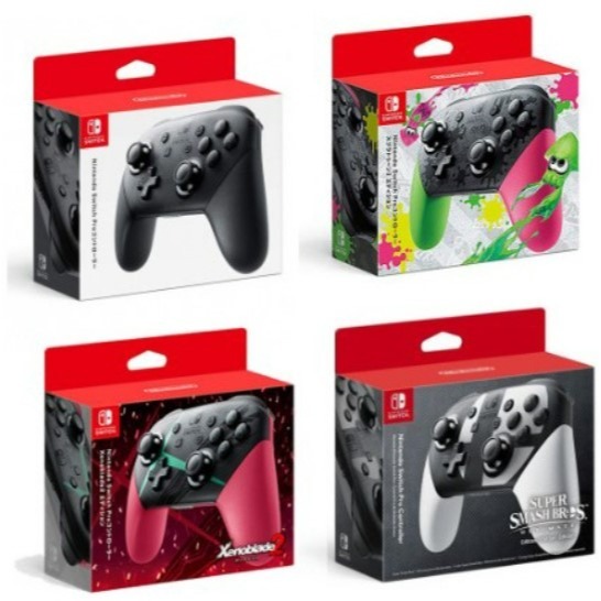 NS SWITCH 原廠 PRO 無線手把控制器 黑色/王國之淚/大亂鬥/異度神劍/漆彈 台灣公司貨 保固一年-細節圖3