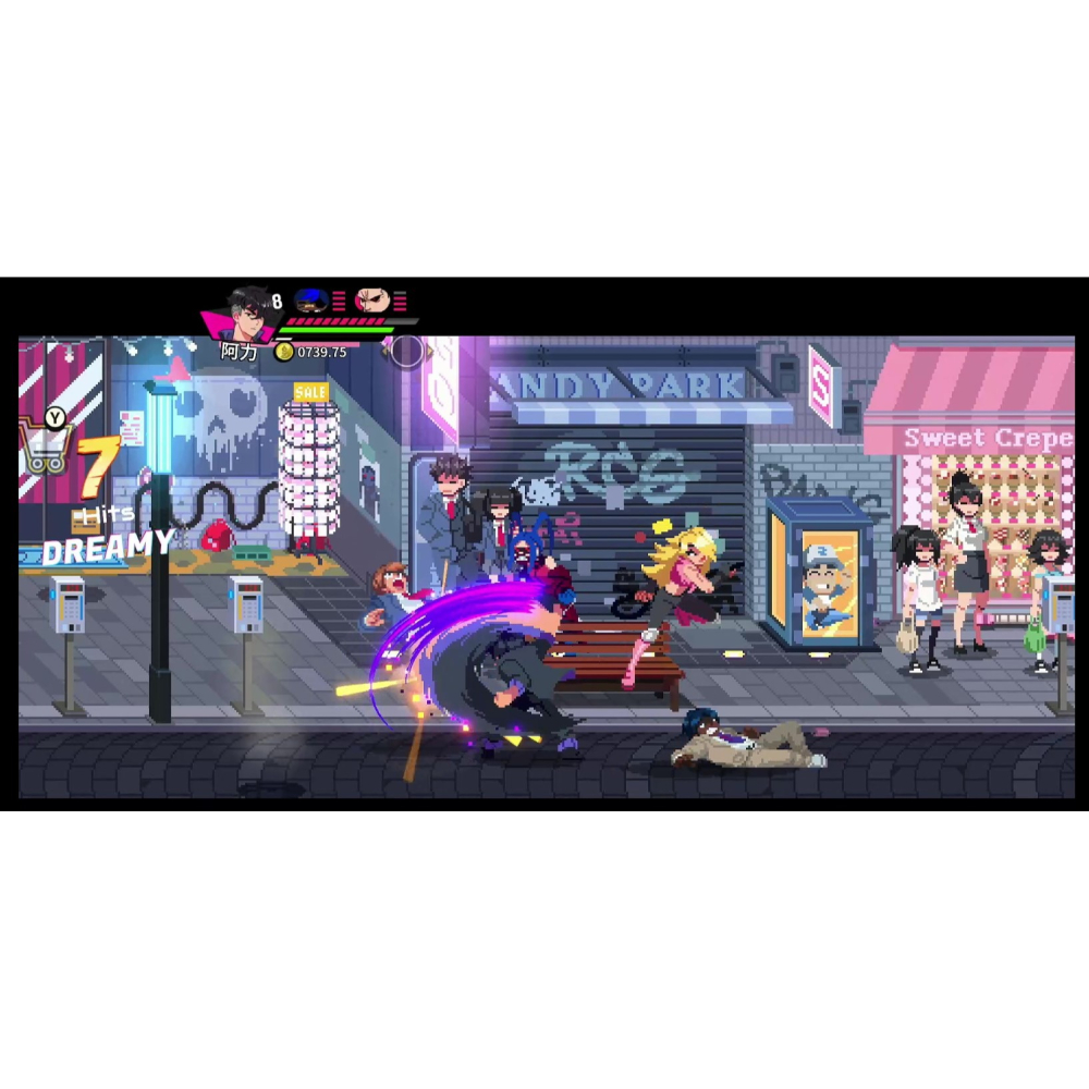 【豆豆電玩】全新現貨 NS Switch 熱血硬派國夫君外傳 熱血少女 2 中文版-細節圖5
