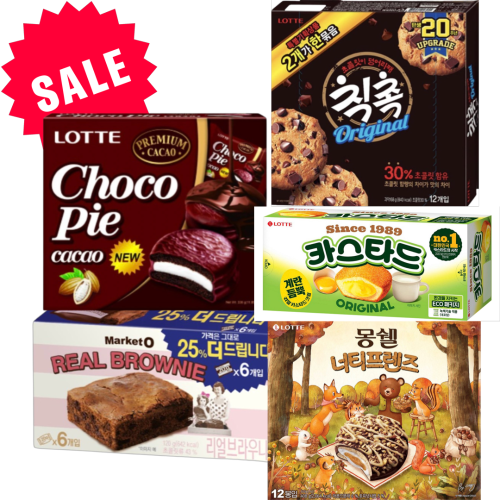 韓國直送~韓國超好吃餅乾選物～巧克力派、布朗尼、巧克力餅
