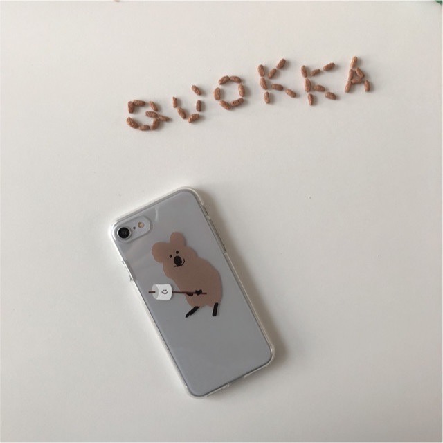 【現貨】Dinotaeng 烤棉花糖quokka手機殼-細節圖7