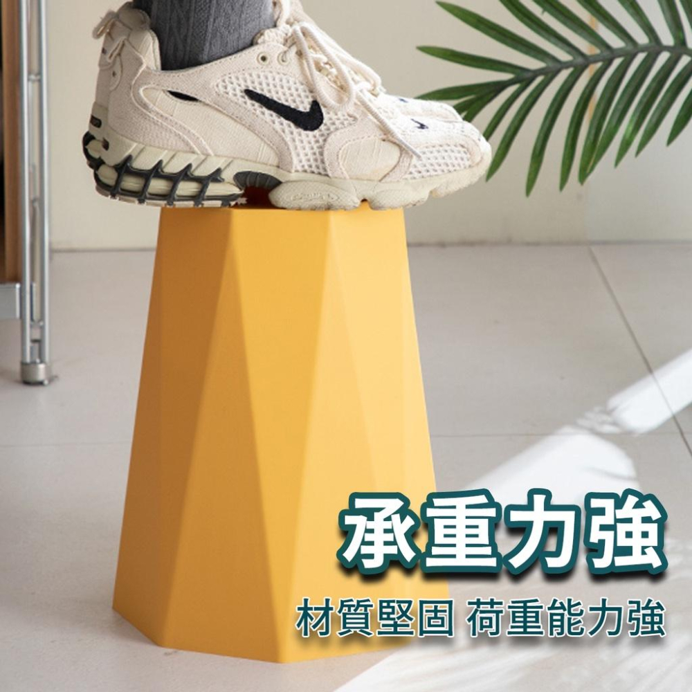 🔥台灣出貨🔥北歐風菱形垃圾桶 家用 垃圾桶 簡約風 素色 辦公室 客廳 廚房 衛生間 無蓋垃圾桶『小胖子居家』-細節圖8