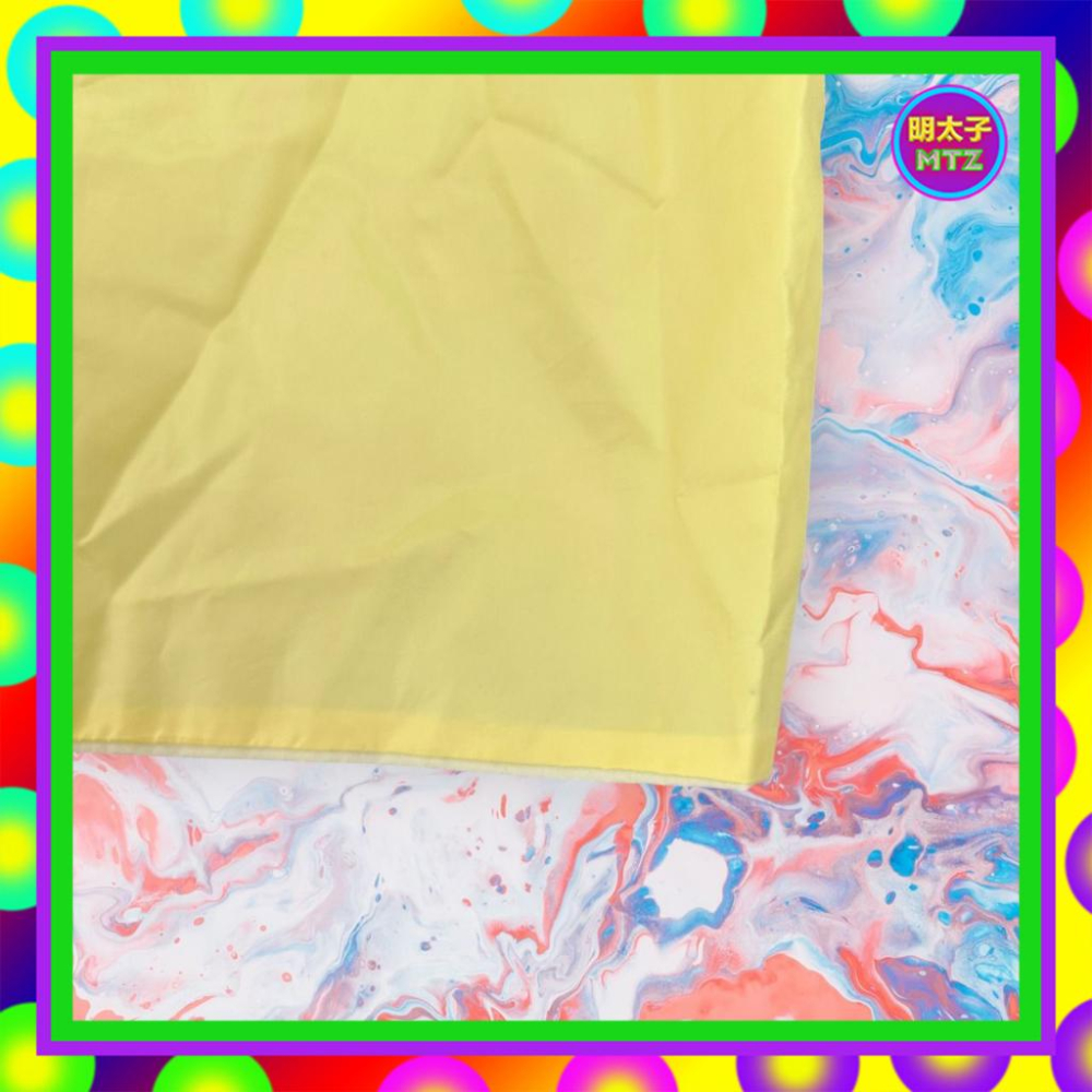 二手 FA GE 淺黃色 風衣材質 寬鬆 背心 F807 【明太子 古著應召站】-細節圖3