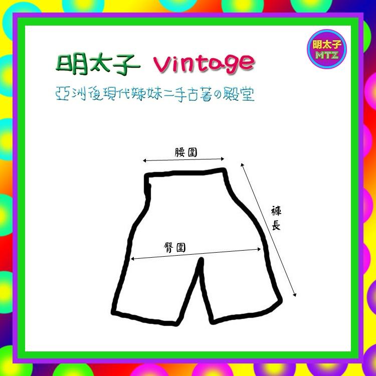 二手 ESCADA 藍色 格紋 類麻質 略硬挺 拼接 口袋 高腰 23 短褲 PF426 【明太子 古著應召站】-細節圖4