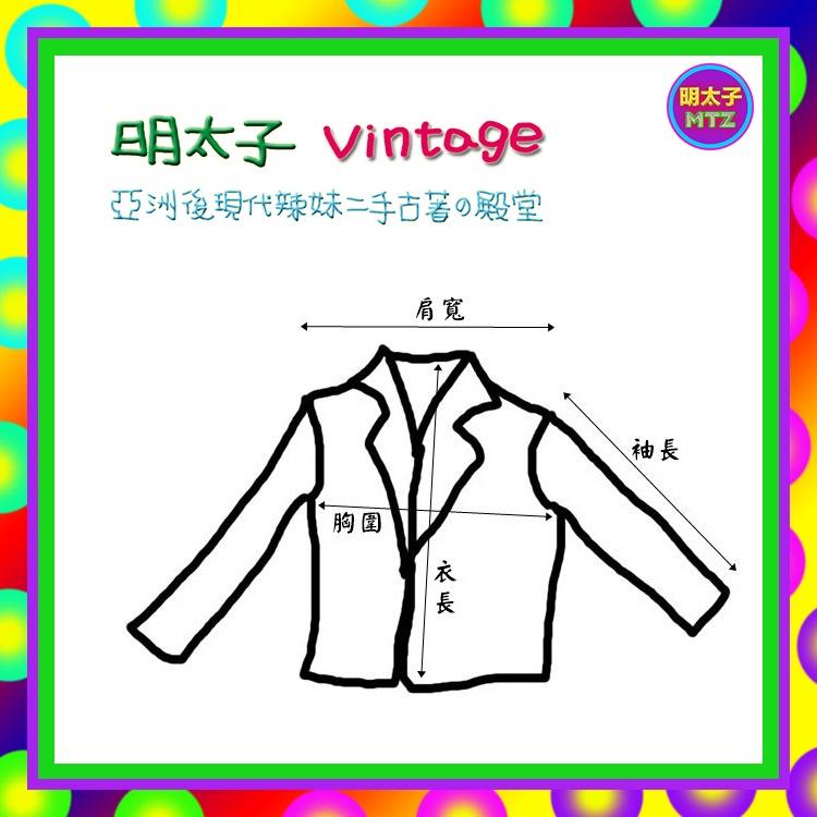 二手 DENNY ROSE 棕綠米配色 暈染 略挺 略彈性 合身 輕薄 外套 F213 【明太子 古著應召站】-細節圖5