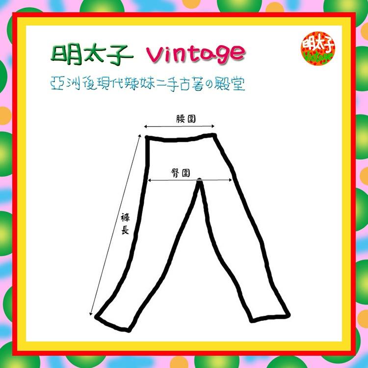 二手 YW JEANS 深藍 綠車線 紅邊 彈性 牛仔 中高腰 27 長褲 E411 【明太子 古著應召站】-細節圖4