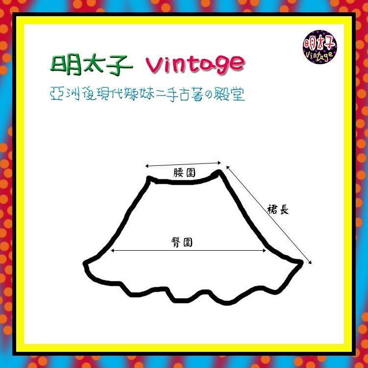 二手 彩色 印花 微厚 金蔥 無內裡 微微彈性 高腰 27 長裙 D905 【明太子 古著應召站】-細節圖4