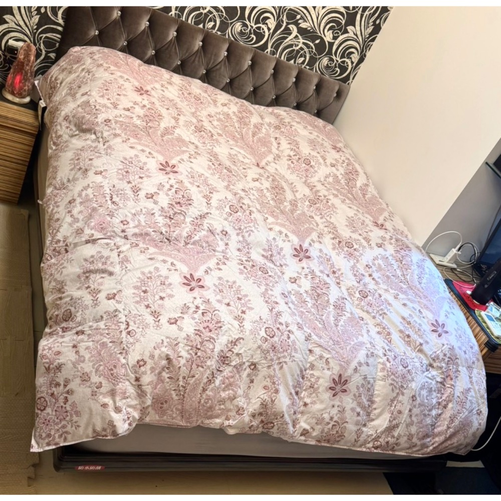 （單人出清） 2024 日本羽絨被（日本製）匈牙利98%絨球/2% 1.9kg可洗衣機洗 立體車廂 海關進口書-細節圖8