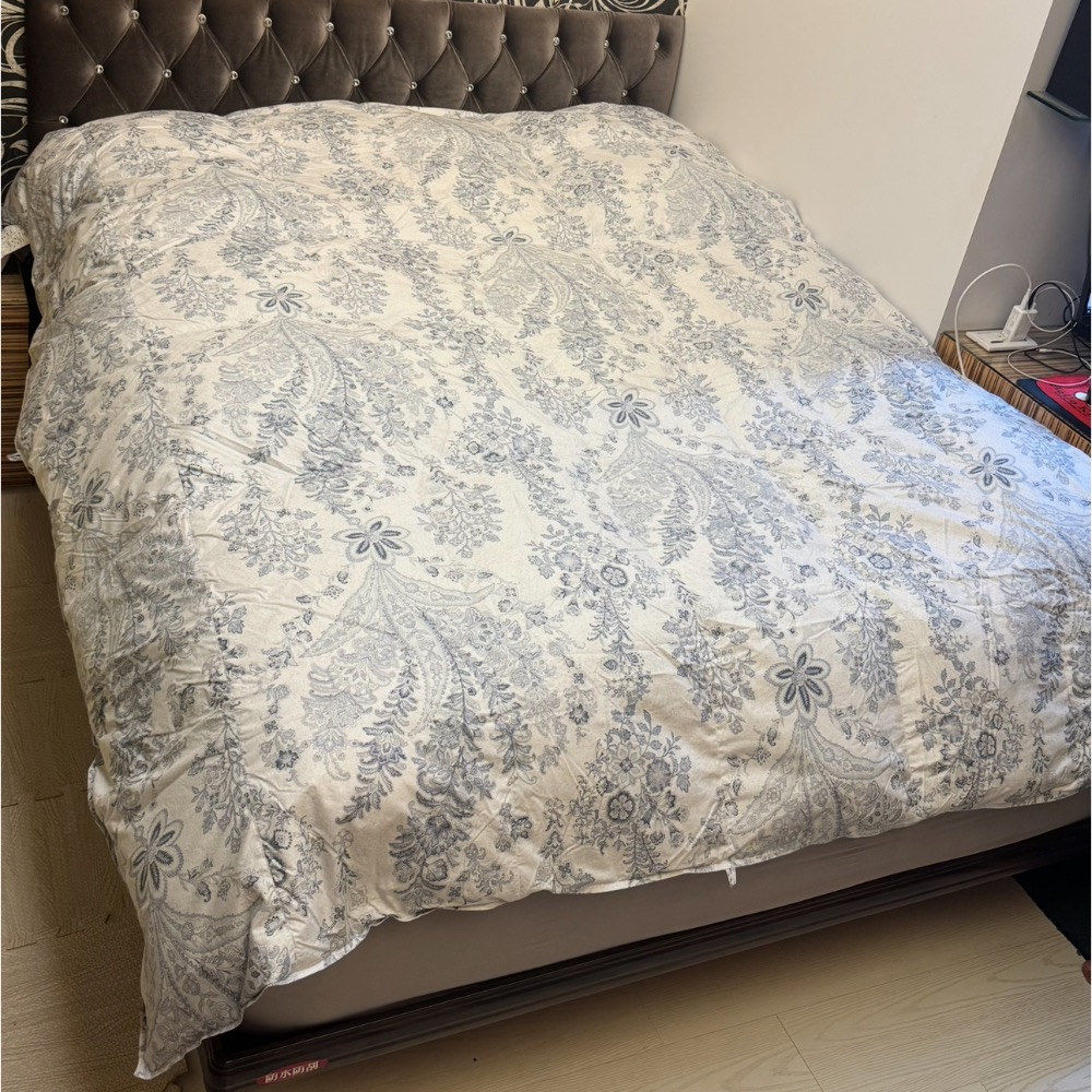 （單人出清） 2024 日本羽絨被（日本製）匈牙利98%絨球/2% 1.9kg可洗衣機洗 立體車廂 海關進口書-細節圖9