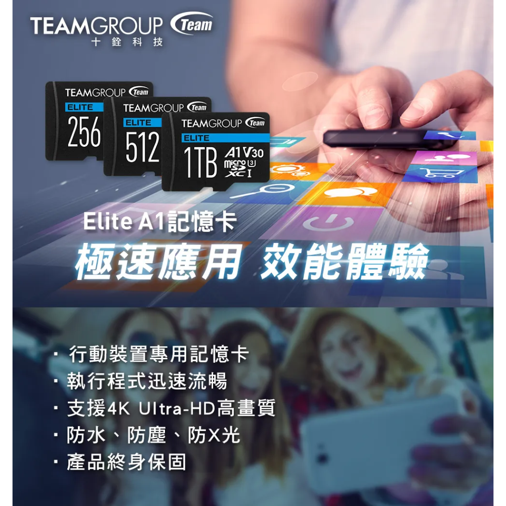 《SUNLINK》◎公司貨 終身保固◎Team 十銓 64GB SDXC U3 V30 A1 超高速記憶卡-細節圖2
