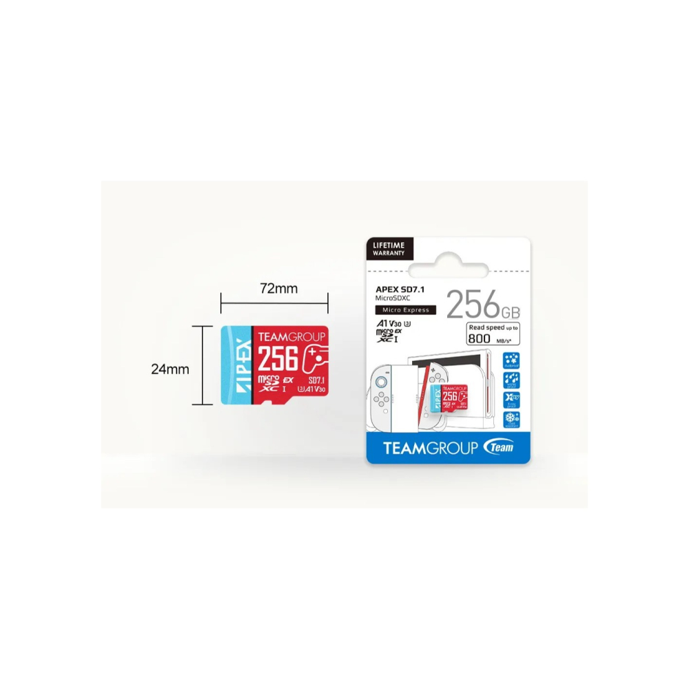 《SUNLINK》Team 十銓 MicroSD Express 超高速記憶卡 256GB Switch 2專用 終保-細節圖8