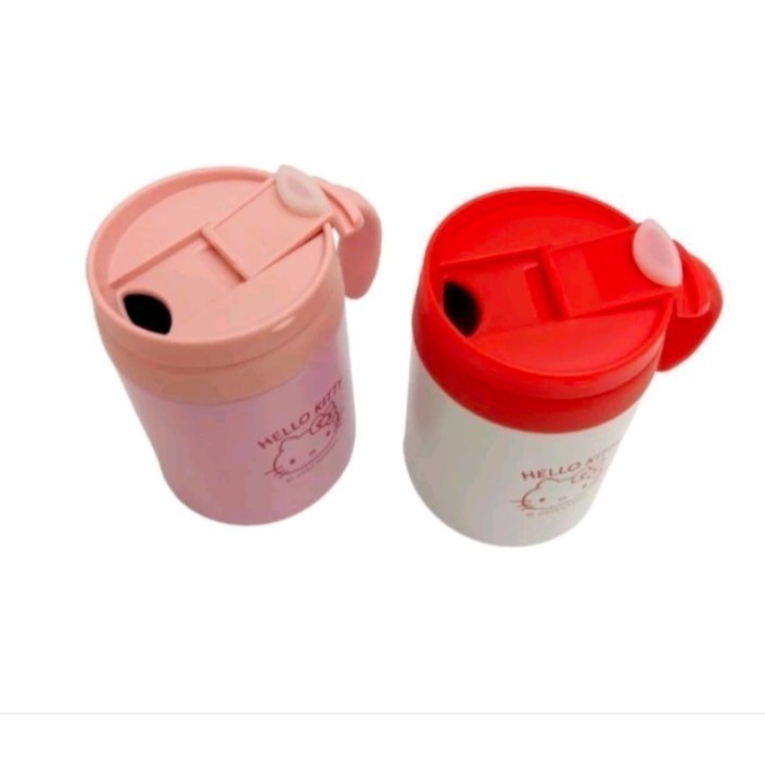 不鏽鋼咖啡保溫杯白色500ml KITTY 三麗鷗正版授權- 白色-細節圖2