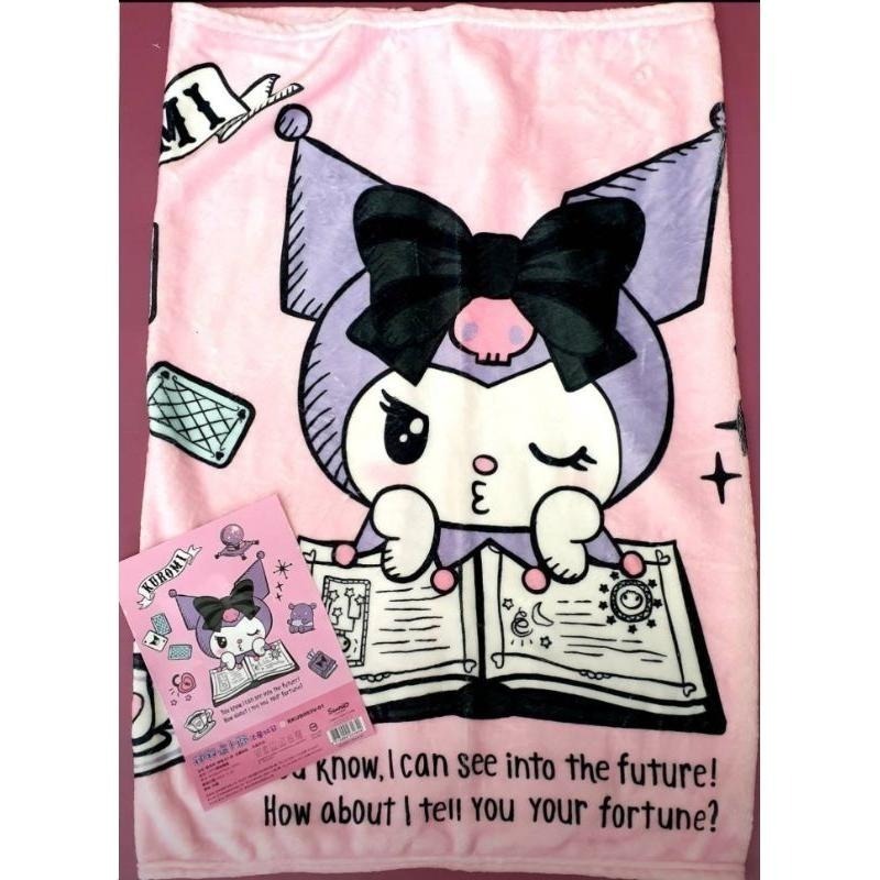 台灣授權正版百貨酷洛米法蘭絨毯(小條)-三麗鷗 Sanrio 正版授權-現貨 優惠價-細節圖2