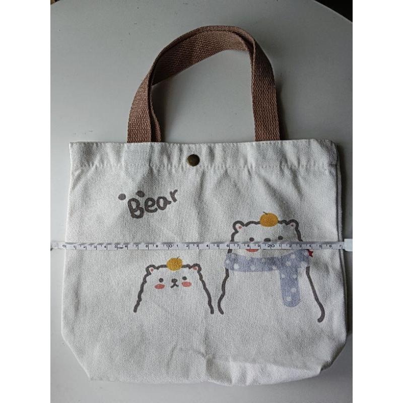 Bear帆布袋 全新-細節圖2