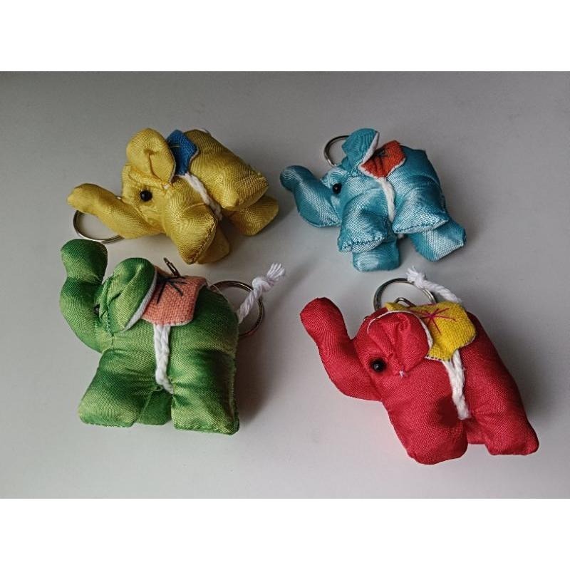 泰國 ~大象鑰匙圈5入-細節圖3