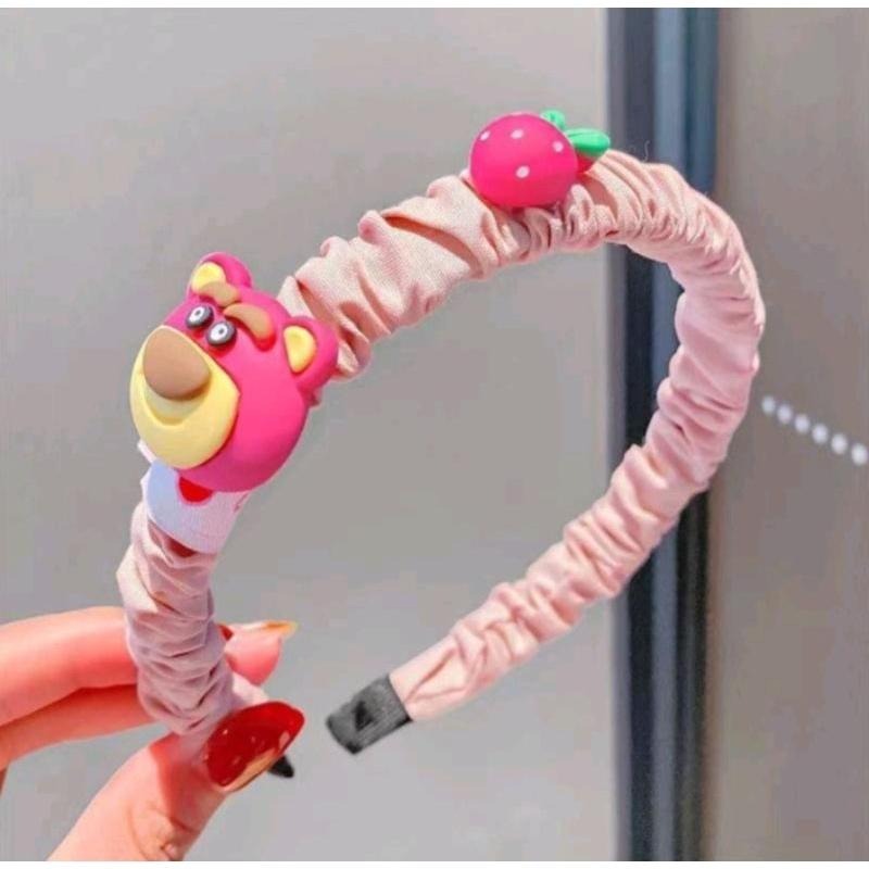 兒童髮飾女童星黛露草莓熊髮箍寶寶可爱卡通動物頭箍-細節圖5