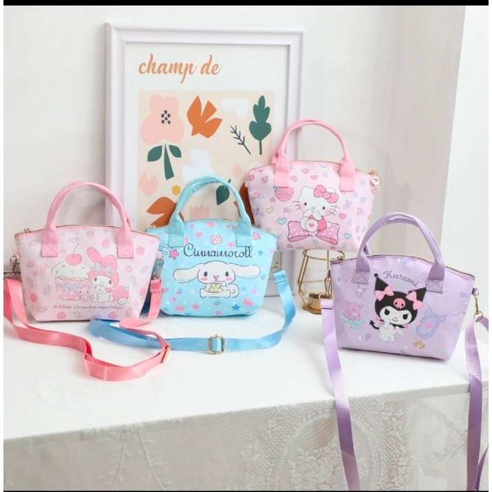 卡通pu皮革美樂小白狗斜跨包休閒可愛少女心學生兩用跨包手提包-細節圖5