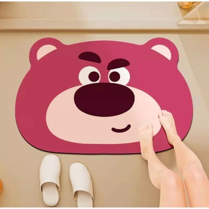 浴室地墊軟硅藻泥吸水速干乾衛生間門口防滑脚墊廁所防摔倒踩脚地墊 優惠價-細節圖2